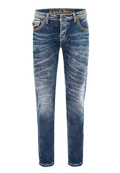 Cipo & Baxx Bequeme Jeans in modischer Optik in Straight Fit günstig online kaufen