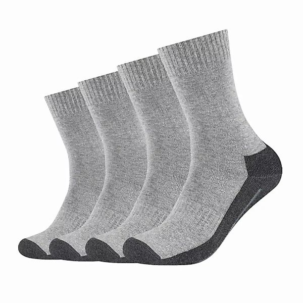 Camano Unisex Socken - Pro Tex Function, einfarbig, 4er Pack Grau 43-46 günstig online kaufen