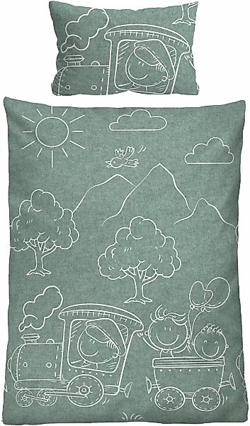 Biberna Kinderbettwäsche "0840521" 2 Stk. tlg. kuschelig warm, samtweich, M günstig online kaufen