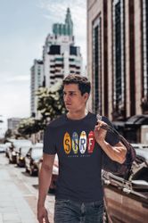 Neverless Print-Shirt Herren T-Shirt Print Surfboards günstig online kaufen