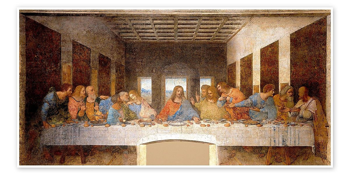Posterlounge Poster Leonardo da Vinci, Das günstig online kaufen
