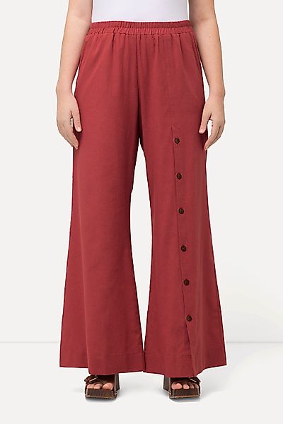 Ulla Popken Schlupfhose Palazzohose Leinenmix Elastikbund günstig online kaufen
