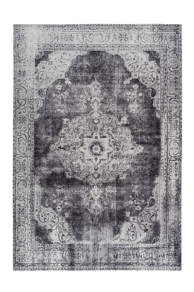 Qiyano Teppich Kurzflorteppich Hikina 100 Anthrazit günstig online kaufen