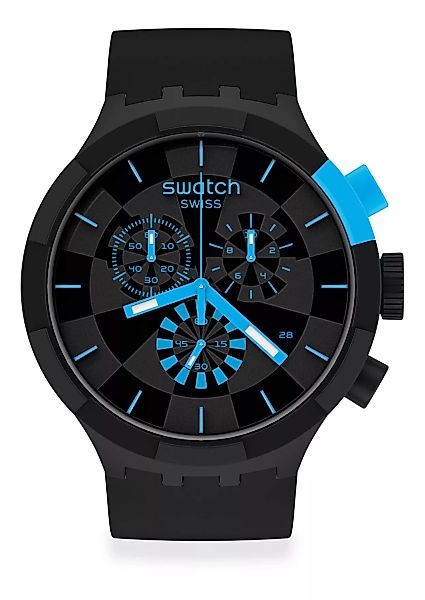 Swatch CHECKPOINT BLUE SB02B401 Herrenchronograph günstig online kaufen