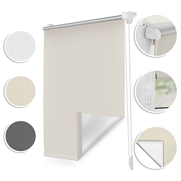 Rollo Thermo-Rollo, Roomy, verdunkelnd, Klemmbar, Anschraubbar, günstig online kaufen