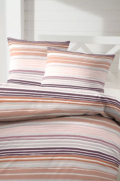Primera Bettwäsche »Wavy Stripe«, mit modernen Streifen in frischen Farben günstig online kaufen
