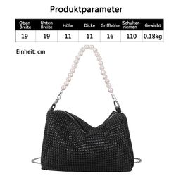 Coonoor Clutch Strass-Abendtasche für Damen, Glitzer günstig online kaufen