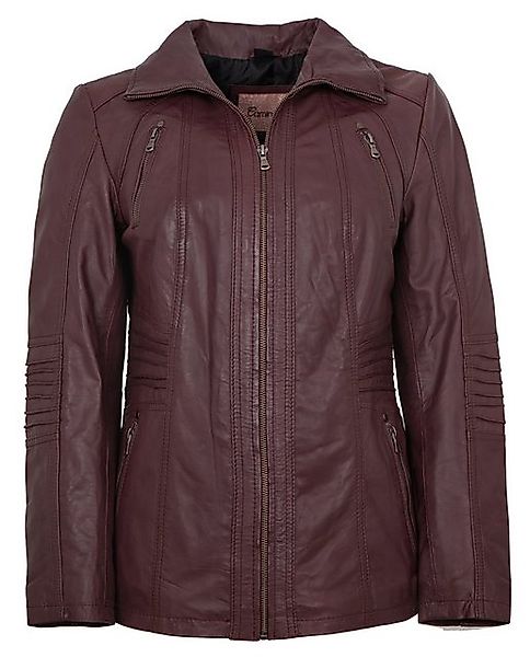 Caminari Lederjacke Navara Caminari - Damen Lederjacke Lammnappa bordeaux günstig online kaufen