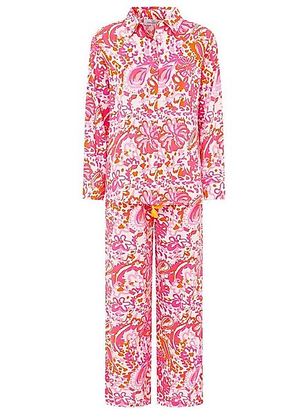 Zwillingsherz Shirtbluse "Happy Paisley" Viskose Set mit pinkem Paisley Mus günstig online kaufen