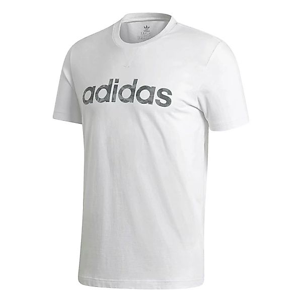 Adidas Essentials Linear Camo Kurzarm T-shirt S White günstig online kaufen