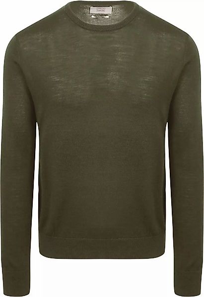 King Essentials The John Pullover Merino Army Grün - Größe XXL günstig online kaufen