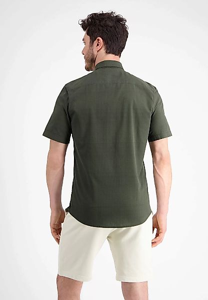 LERROS Kurzarmhemd "LERROS Kurzarmhemd in Struktur Check" günstig online kaufen