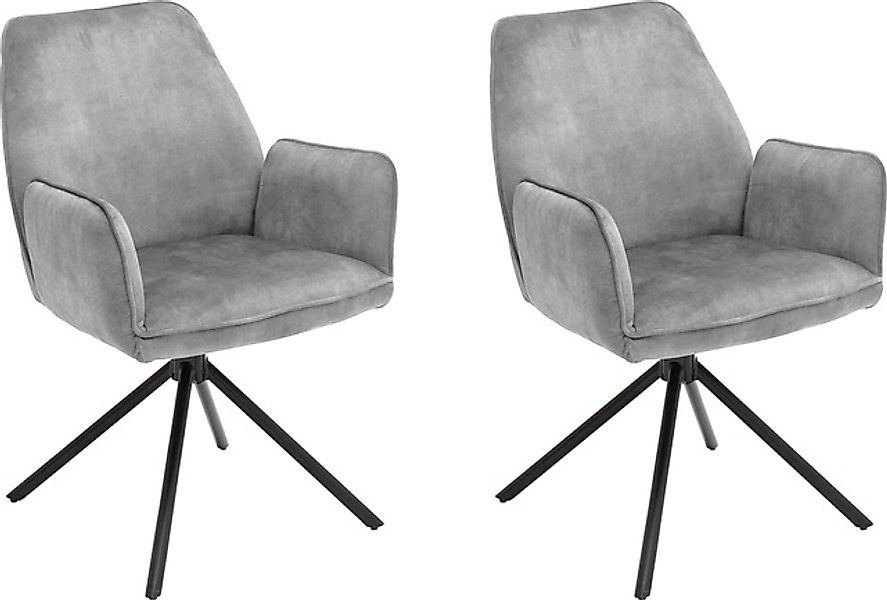 MCA furniture Esszimmerstuhl »Ottawa mit Armlehne«, (Set), 2 St., Vintage, günstig online kaufen