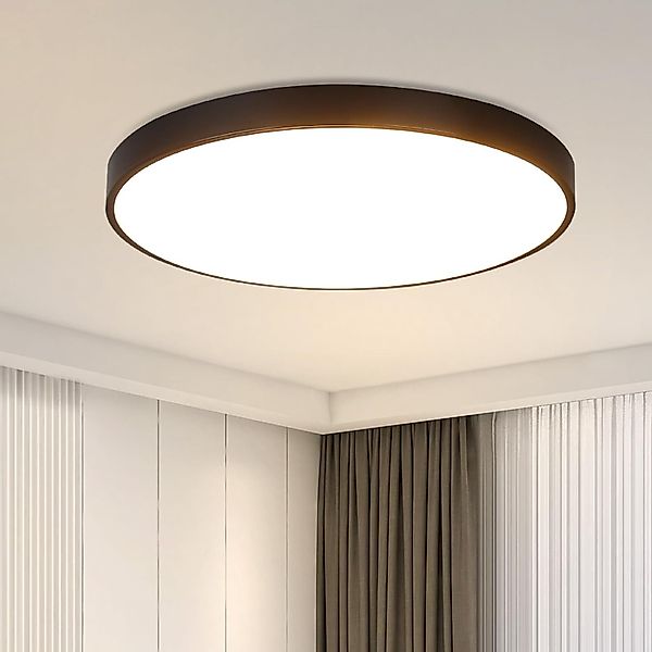 Nettlife LED Panel Deckenleuchte Wohnzimmer Rund günstig online kaufen
