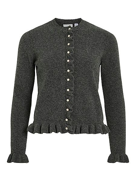 Vila Cardigan VIJACIA O-NECK  FRILL KNIT günstig online kaufen