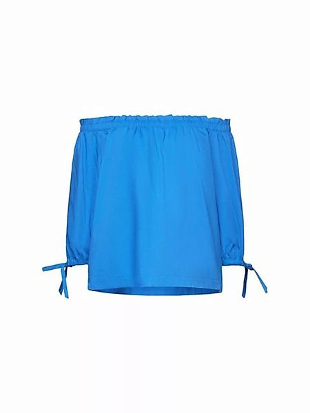 Esprit Collection Tunika Off-Shoulder-Bluse aus Popeline günstig online kaufen