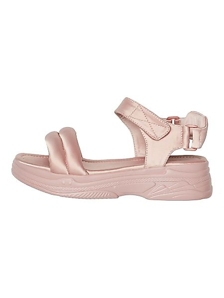 VERO MODA Satin Klettverschluss Sandalen Damen Pink günstig online kaufen