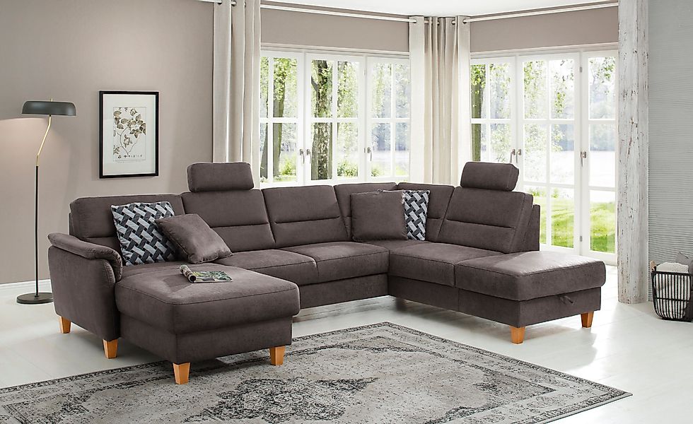 Home affaire Wohnlandschaft Palmera U-Form, B: günstig online kaufen