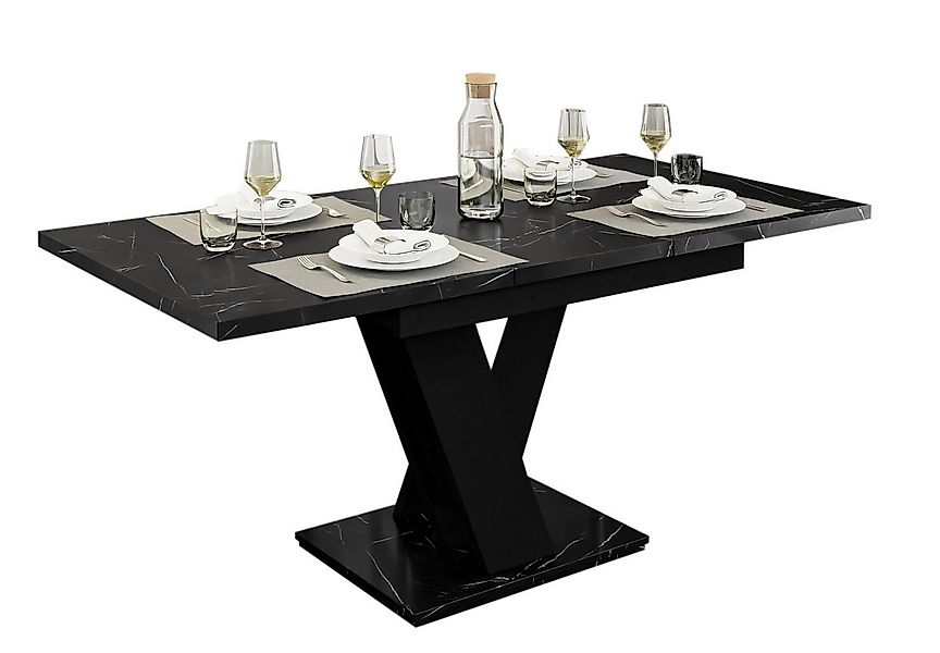 Compleo Esstisch Vinci Esszimmertisch, ausziehbar 120-160 cm, Esszimmer günstig online kaufen