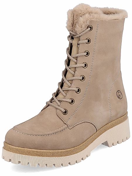 Remonte Schnürstiefelette "Remonte Stiefelette Veloursleder" günstig online kaufen