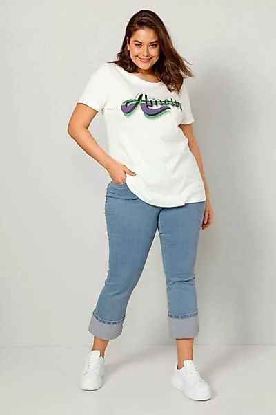 Angel of Style Rundhalsshirt T-Shirt AMOUR Rundhals Halbarm günstig online kaufen