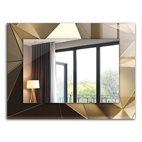 Tulup Dekospiegel Modern Spiegel mit Aufdruck, günstig online kaufen