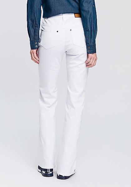 Arizona Bootcut-Jeans "Comfort-Fit" ausgestellte Beinform, mit Eingrifftasc günstig online kaufen