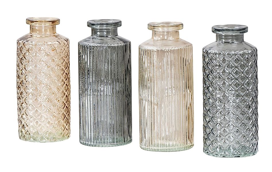 Levandeo® Dekovase, 4er Set Vase Braun günstig online kaufen