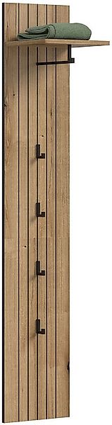 xonox.home Garderobenpaneel, in Evoke Oak Nachbildung B/H/T ca.: 31/160/27 günstig online kaufen