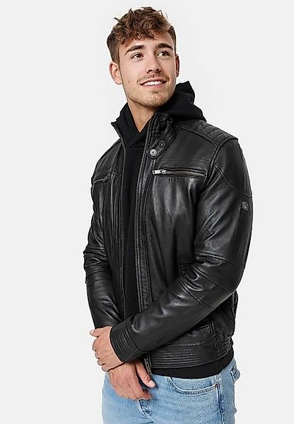 Indicode Sommerjacke Germo aus echtem Lammleder günstig online kaufen