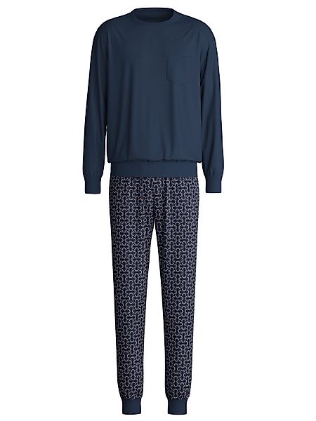 CALIDA Pyjama Relax Imprint Herren (2 günstig online kaufen