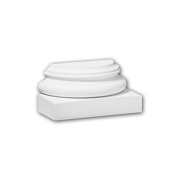 PROFHOME 117700 Halbsäulen Sockel Säule Zierelement Stuckdekor 22,6 cm x 11 günstig online kaufen