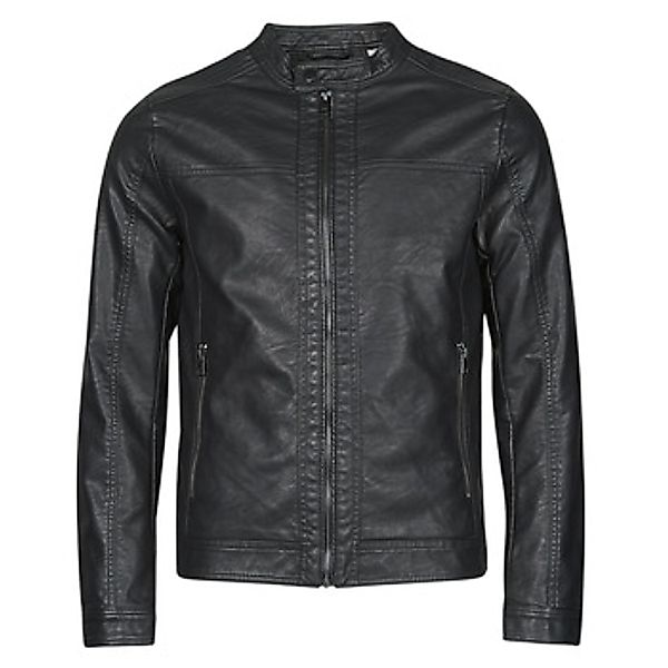 Jack & Jones Lederimitatjacke "JJEWARNER JACKET NOOS" günstig online kaufen