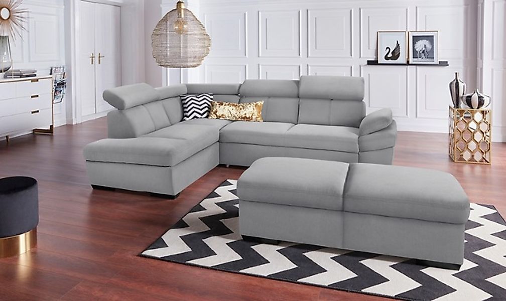 exxpo - sofa fashion Ecksofa »Salerno, klassisch modernes Funktionssofa, ho günstig online kaufen