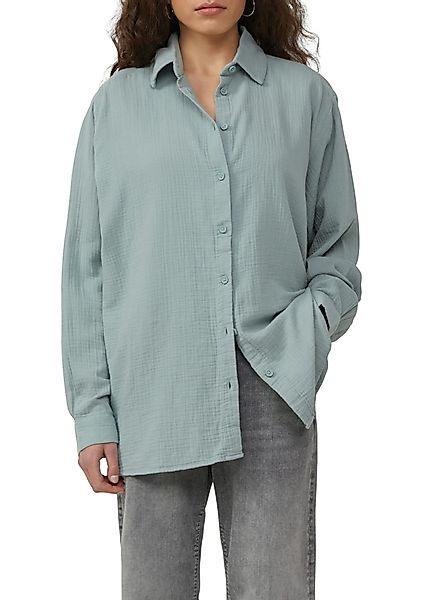 QS Hemdbluse aus luftiger Musselinqualität günstig online kaufen
