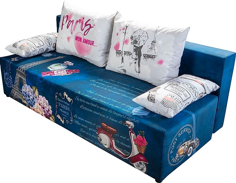 exxpo - sofa fashion Schlafsofa »Extravagantes Sofa für Individualisten mit günstig online kaufen