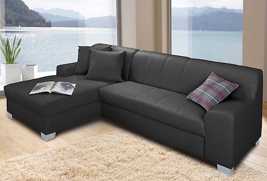 INOSIGN Ecksofa »Anzio, elegant und gemütlich, Breite 239cm, L-Form«, wahlw günstig online kaufen