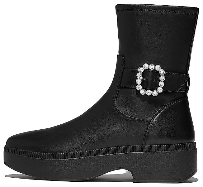 Fitflop F-LUMA CRYSTAL Plateaustiefelette Boots, Chunky Boot mit Plateausoh günstig online kaufen