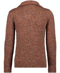 RAGMAN V-Ausschnitt-Pullover Tweed mit Troyer und günstig online kaufen