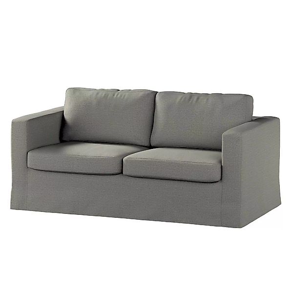 Bezug für Karlstad 2-Sitzer Sofa nicht ausklappbar, lang, grau, Sofahusse, günstig online kaufen