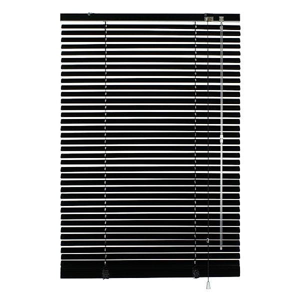 Gardinia Jalousie Aluminium 90 cm x 175 cm Schwarz günstig online kaufen