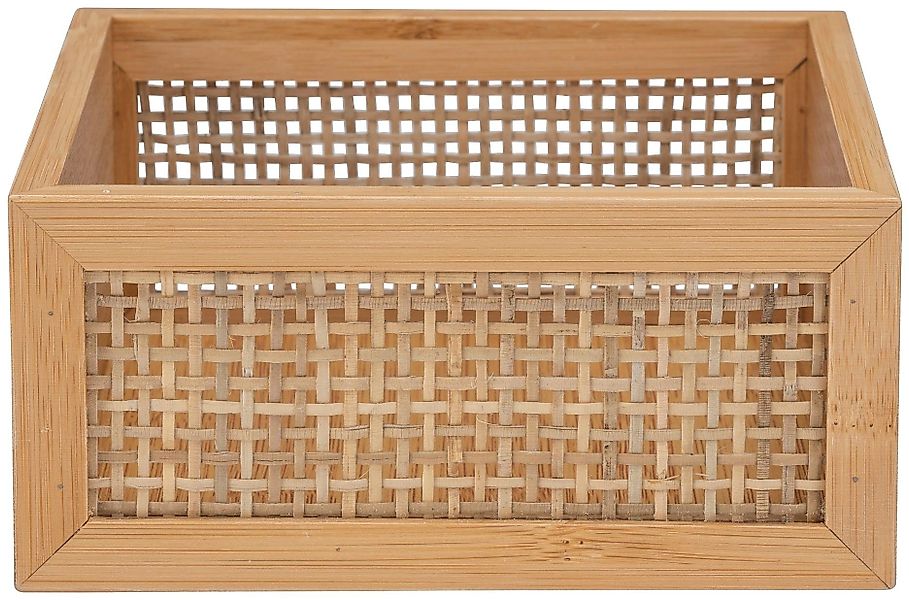 WENKO Badorganizer "Allegre" aus Bambus und Rattan günstig online kaufen
