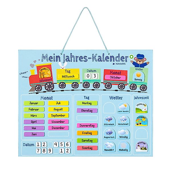 Navaris Magnettafel Kalender Tafel für Kinder günstig online kaufen