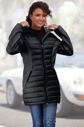 Vivance active Steppjacke mit Kapuze mit Ärmeln und Einsätzen aus Softshell günstig online kaufen