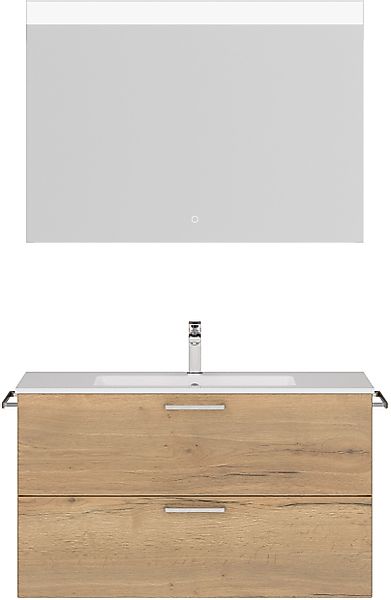 nobilia® Badmöbel-Set »Tolvina«, (2 St., vormontiert, mit Soft-Close), inkl günstig online kaufen