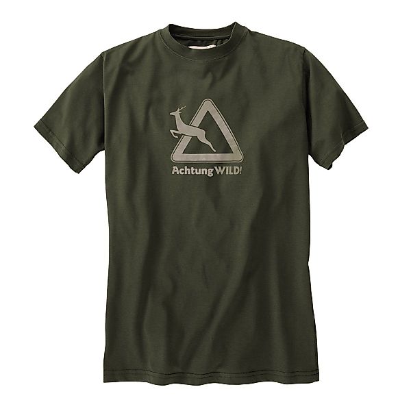 Hubertus Rundhalsshirt XXL Hubertus T-Shirt dunkeloliv günstig online kaufen