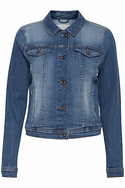 Ichi Jeansjacke IHSTAMPE JA - 20111235 Trendige Jeansjacke mit Knopfleiste günstig online kaufen