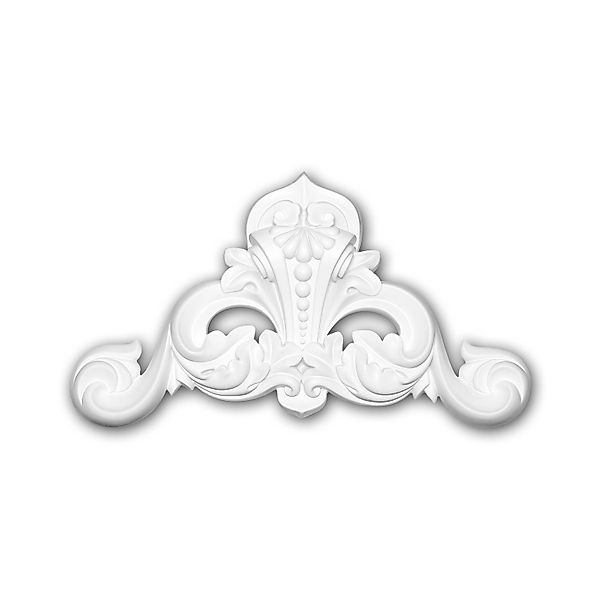 PROFHOME 160027 Zierelement dekoratives Element Stuckdekor aus Polyurethan günstig online kaufen