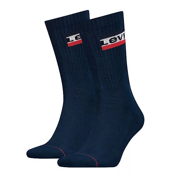 Levi´s ® 120sf Regular Olympic Logo Socken 2 Paare EU 35 Dress Blues günstig online kaufen