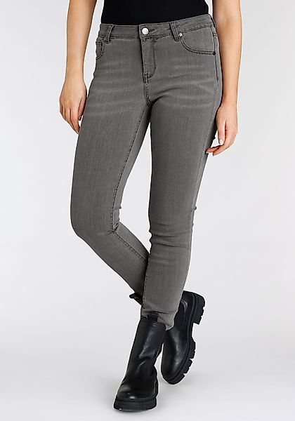 Tamaris Skinny-fit-Jeans, schmale Beinform, normale Leibhöhe, 5-Pocket-Form günstig online kaufen